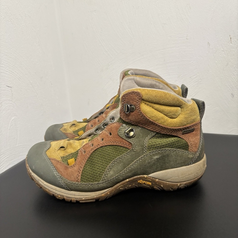 Dansco Womens 38 Size 7.5-8 Pine Posy Leather Hiking Boot Vibram Sole 4358271230